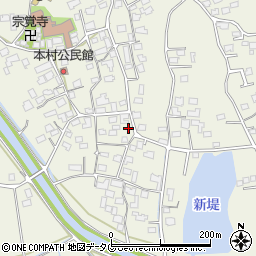 熊本県宇城市松橋町西下郷668周辺の地図