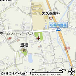 熊本県宇城市松橋町豊福502周辺の地図