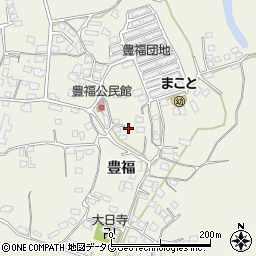 熊本県宇城市松橋町豊福1135周辺の地図