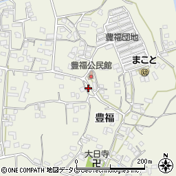 熊本県宇城市松橋町豊福1151-1周辺の地図
