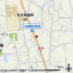 熊本県宇城市松橋町豊福515周辺の地図