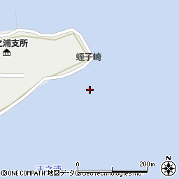 蛭子崎周辺の地図