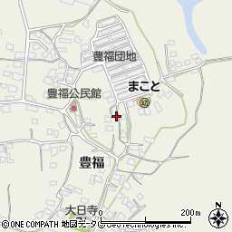 熊本県宇城市松橋町豊福1139周辺の地図