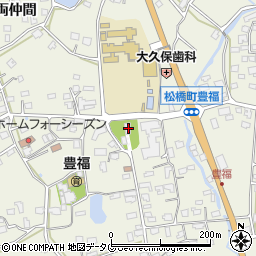 熊本県宇城市松橋町豊福503周辺の地図