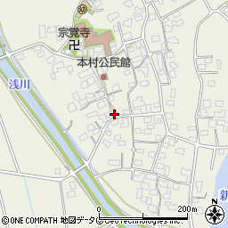 熊本県宇城市松橋町西下郷814周辺の地図