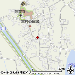 熊本県宇城市松橋町西下郷624周辺の地図