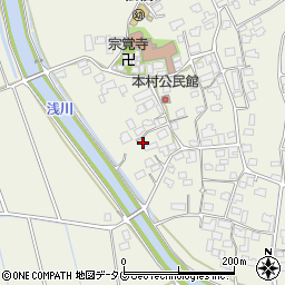 熊本県宇城市松橋町西下郷817周辺の地図