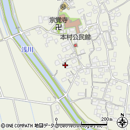 熊本県宇城市松橋町西下郷817周辺の地図