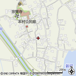 熊本県宇城市松橋町西下郷625周辺の地図