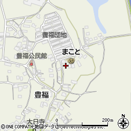 熊本県宇城市松橋町豊福1017周辺の地図