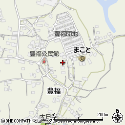 熊本県宇城市松橋町豊福1138周辺の地図