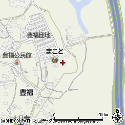 熊本県宇城市松橋町豊福1014周辺の地図