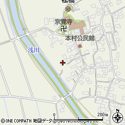 熊本県宇城市松橋町西下郷818周辺の地図