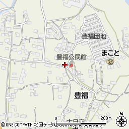 熊本県宇城市松橋町豊福1149周辺の地図