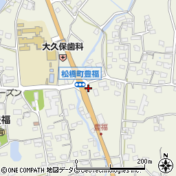 ファミリーマート宇城豊福店周辺の地図