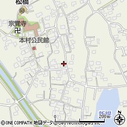 熊本県宇城市松橋町西下郷631-1周辺の地図