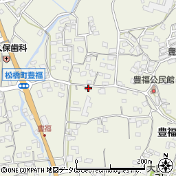 熊本県宇城市松橋町豊福1193周辺の地図