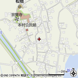 熊本県宇城市松橋町西下郷630周辺の地図