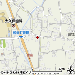 熊本県宇城市松橋町豊福574周辺の地図