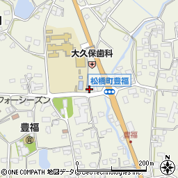熊本県宇城市松橋町豊福1603周辺の地図