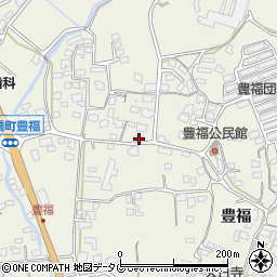 熊本県宇城市松橋町豊福1182周辺の地図