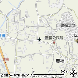 熊本県宇城市松橋町豊福1181周辺の地図