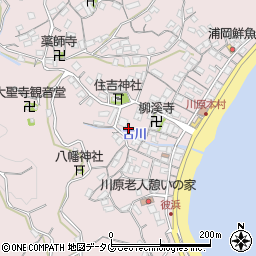 長崎県長崎市川原町287周辺の地図