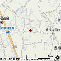 熊本県宇城市松橋町豊福1346周辺の地図