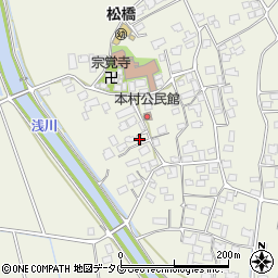 熊本県宇城市松橋町西下郷830-1周辺の地図