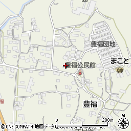 熊本県宇城市松橋町豊福1125周辺の地図