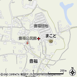 熊本県宇城市松橋町豊福1132周辺の地図