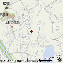 熊本県宇城市松橋町西下郷642周辺の地図