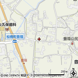 熊本県宇城市松橋町豊福1340周辺の地図