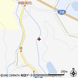 熊本県下益城郡美里町中郡2074周辺の地図