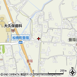 熊本県宇城市松橋町豊福570周辺の地図