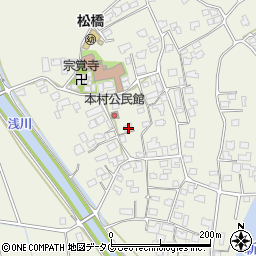 熊本県宇城市松橋町西下郷620周辺の地図