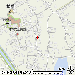 熊本県宇城市松橋町西下郷632周辺の地図
