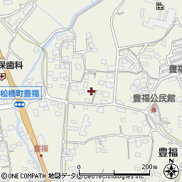 熊本県宇城市松橋町豊福1347周辺の地図