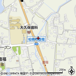 熊本県宇城市松橋町豊福529周辺の地図