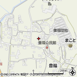 熊本県宇城市松橋町豊福1122周辺の地図