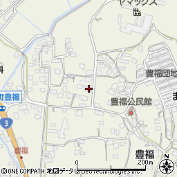 熊本県宇城市松橋町豊福1187周辺の地図