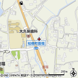 熊本県宇城市松橋町豊福530周辺の地図