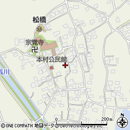 熊本県宇城市松橋町西下郷552-1周辺の地図
