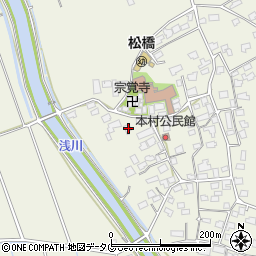 熊本県宇城市松橋町西下郷859周辺の地図