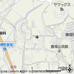 熊本県宇城市松橋町豊福1351周辺の地図