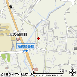熊本県宇城市松橋町豊福563周辺の地図