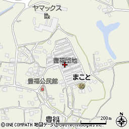 熊本県宇城市松橋町豊福1018周辺の地図