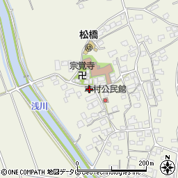 熊本県宇城市松橋町西下郷522周辺の地図