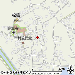 熊本県宇城市松橋町西下郷603周辺の地図