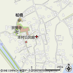 熊本県宇城市松橋町西下郷555-3周辺の地図